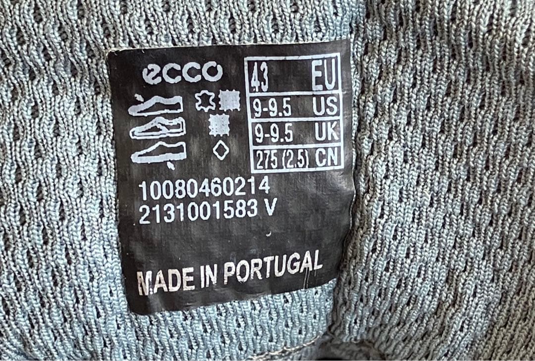 ECCO CORE レザーゴルフシューズ スパイクレス EU43