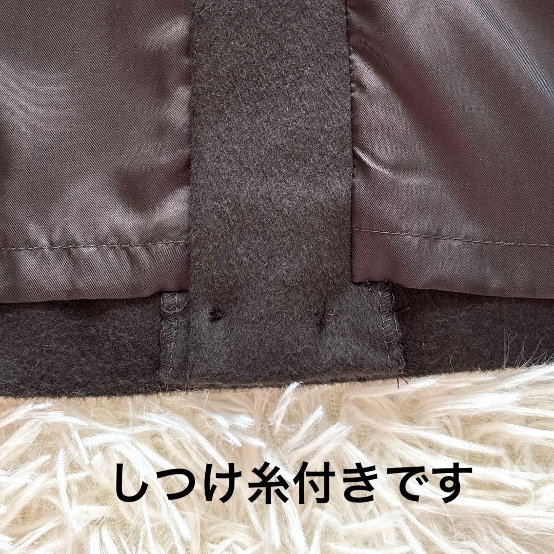 新品✨15号 3L ゼルーラ アンゴラ ウール ロングコート カーキ ゆったり