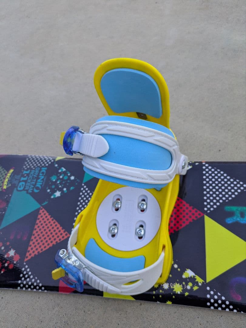 ゆ*う様 IGNIOイグニオ キッズスノボードスノボービンディングセット　サイズ