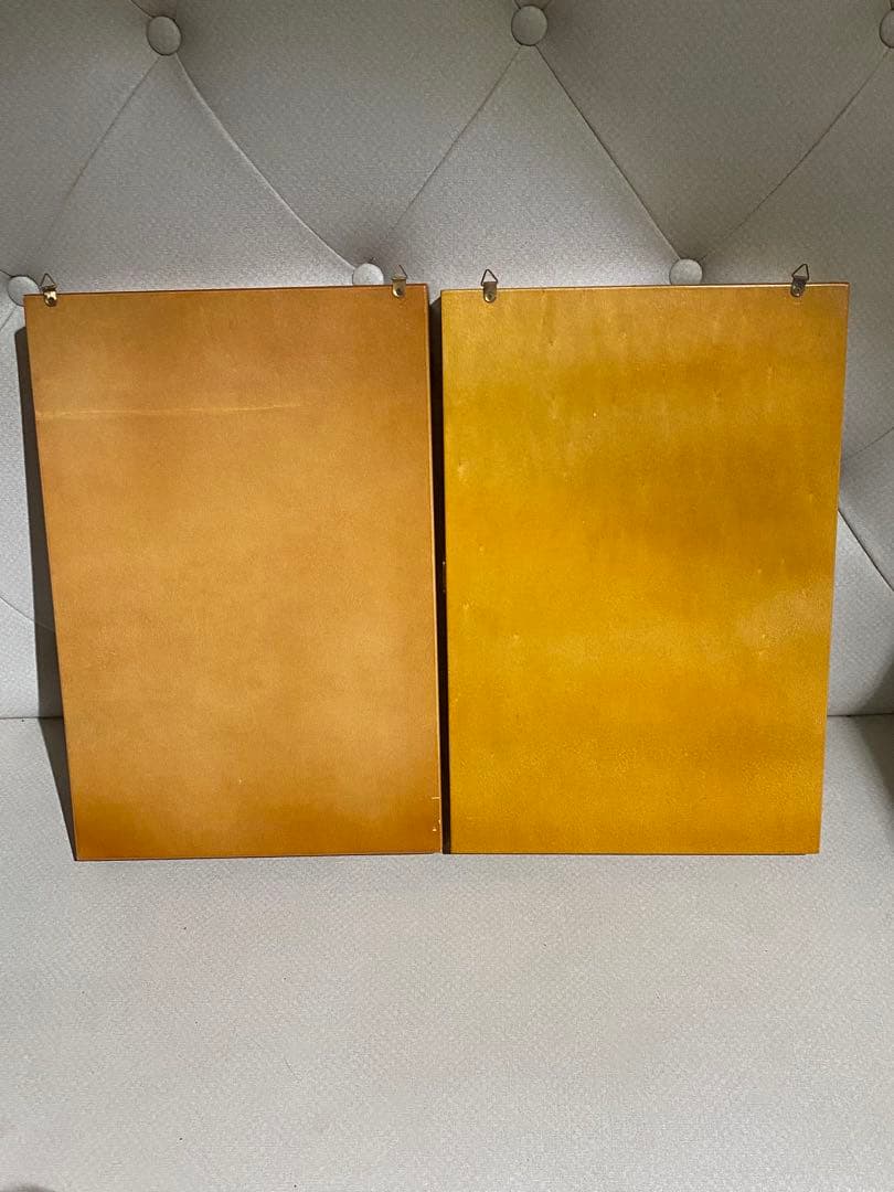 シャビー♦️ナチュラル ロココ♦️コレクションボックス ２個セット♦️壁付可能♦️送料込