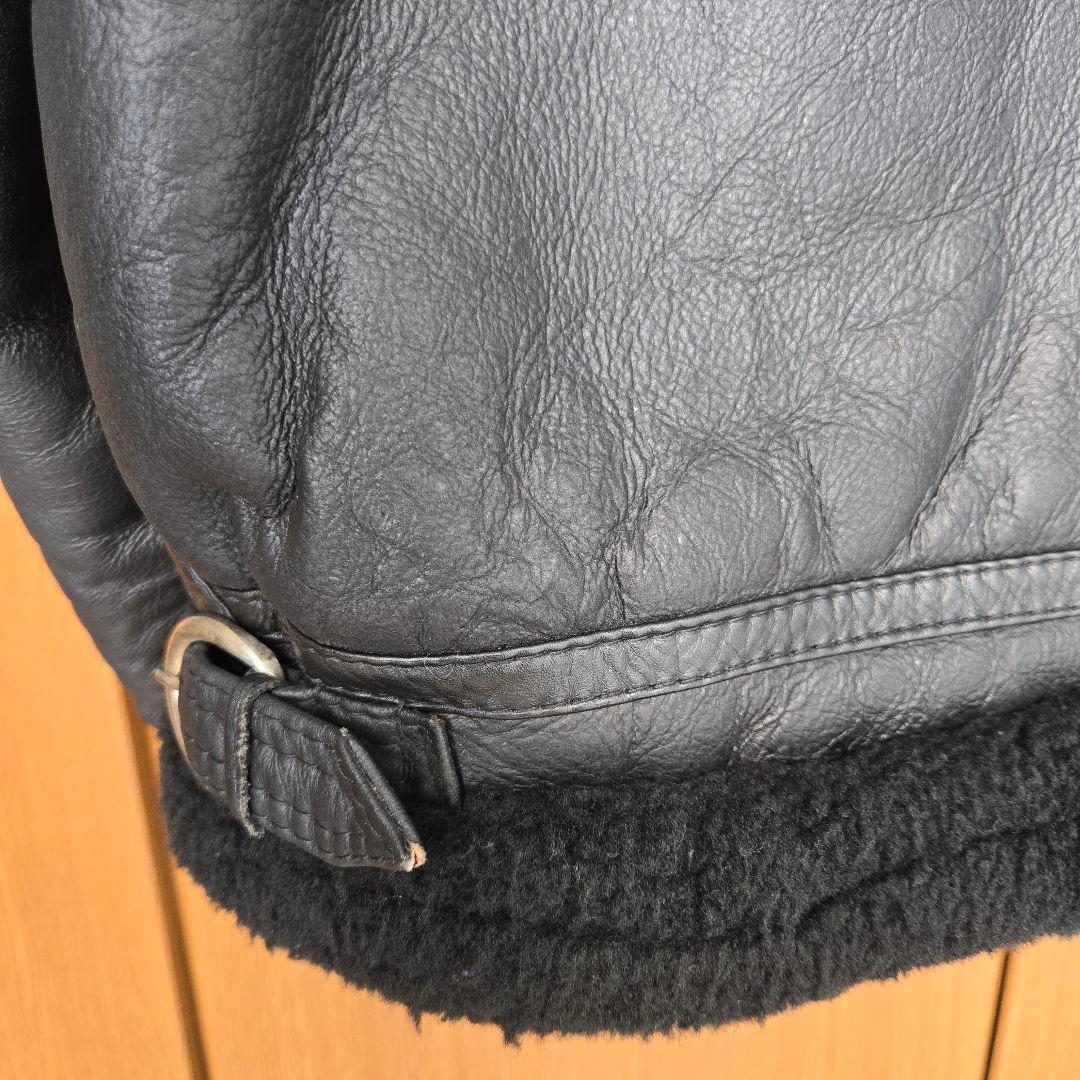 や*ま様 B-3フライトジャケットAVIATION CO. レザージャケットムー