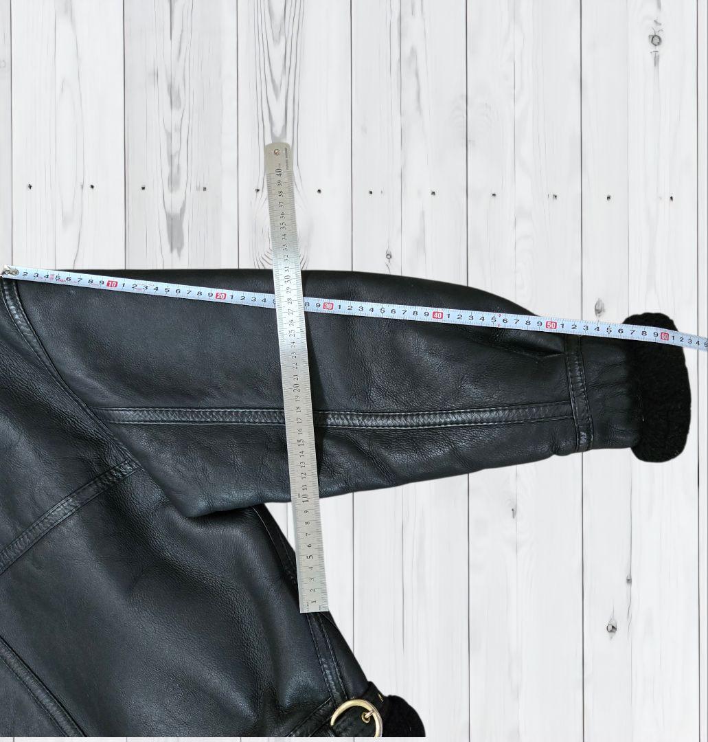 や*ま様 B-3フライトジャケットAVIATION CO. レザージャケットムー