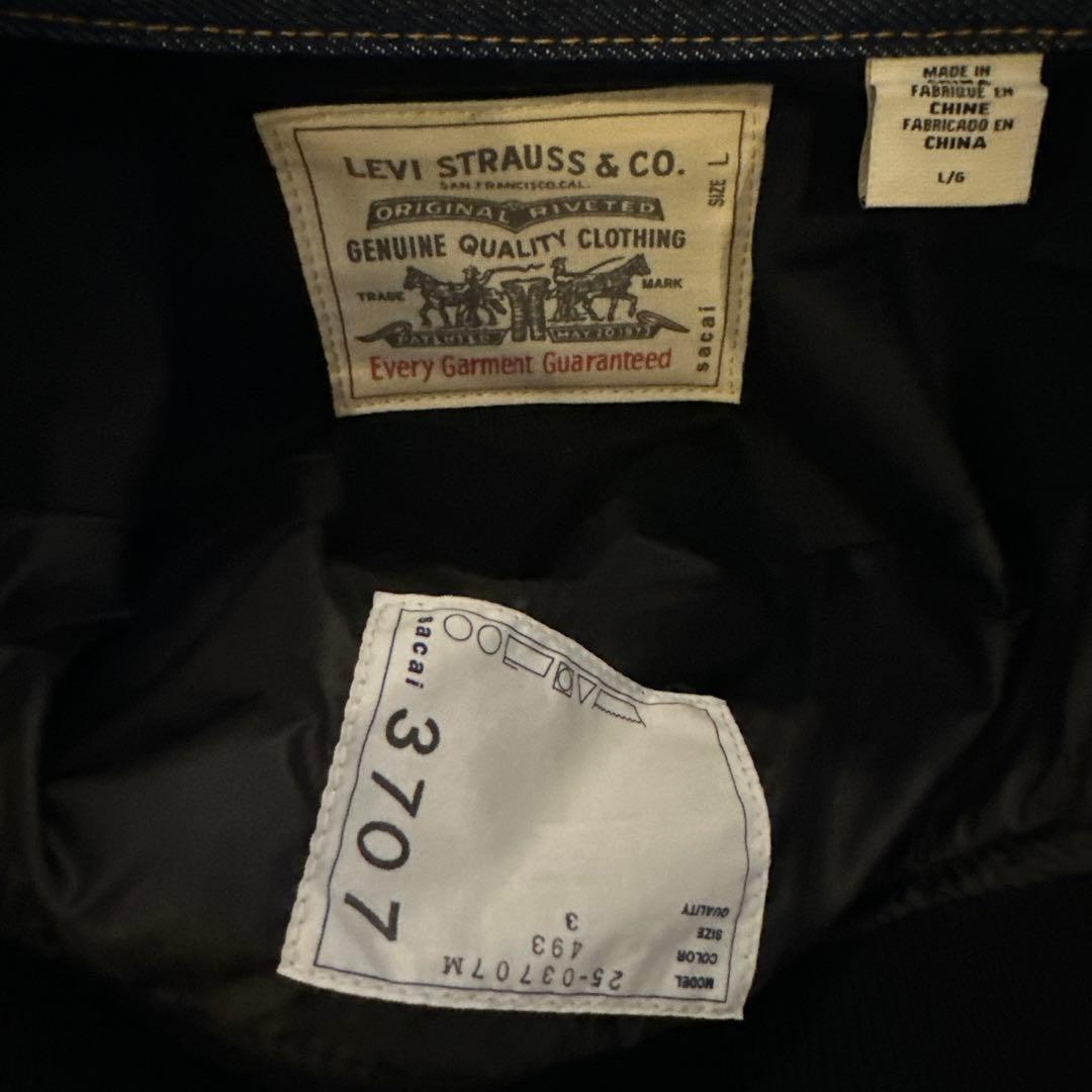 Levi's® x sacai Men's リバーシブルブルゾン　2025