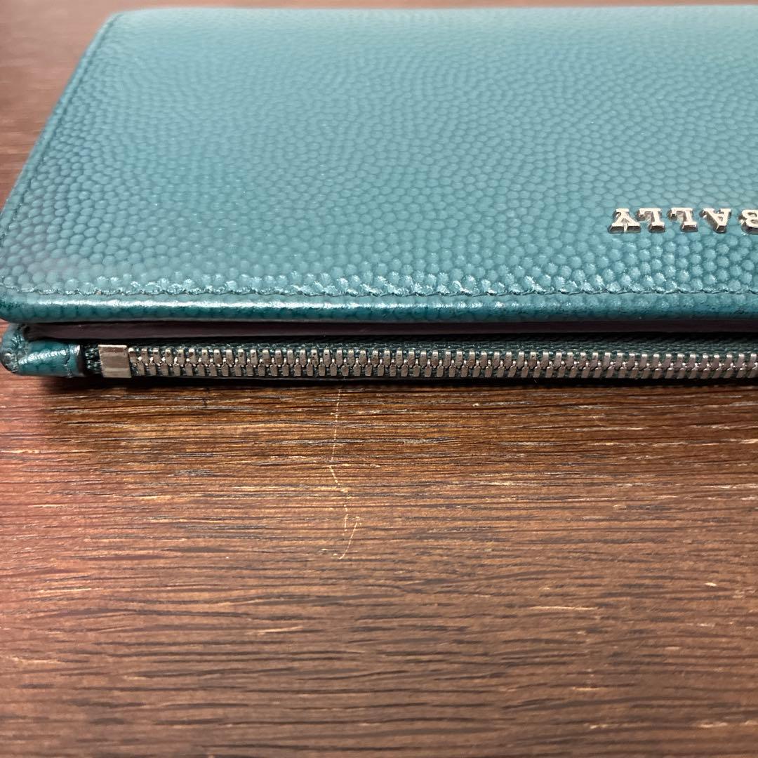 BALLY バリー　長財布　HILL ヒル　ウォレット　グリーン系