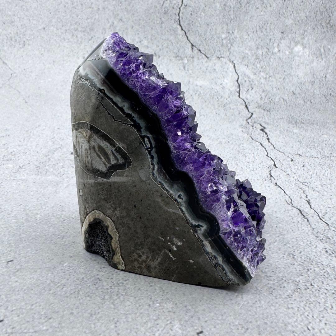 G-188高品質アメジスト クラスター ドーム　ウルグアイ産 高濃度 天然石