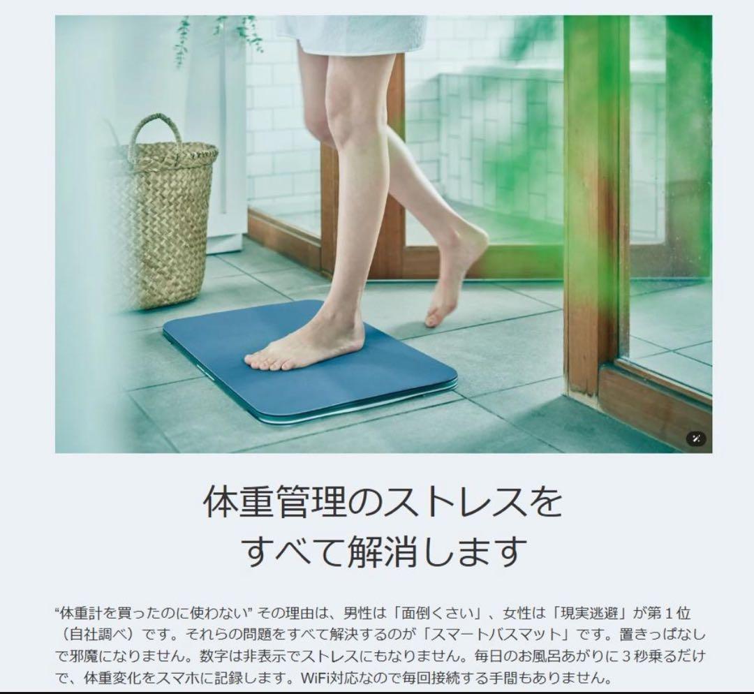 issin スマートバスマット体組成計モデル SBM24W01LJ 24年7月製
