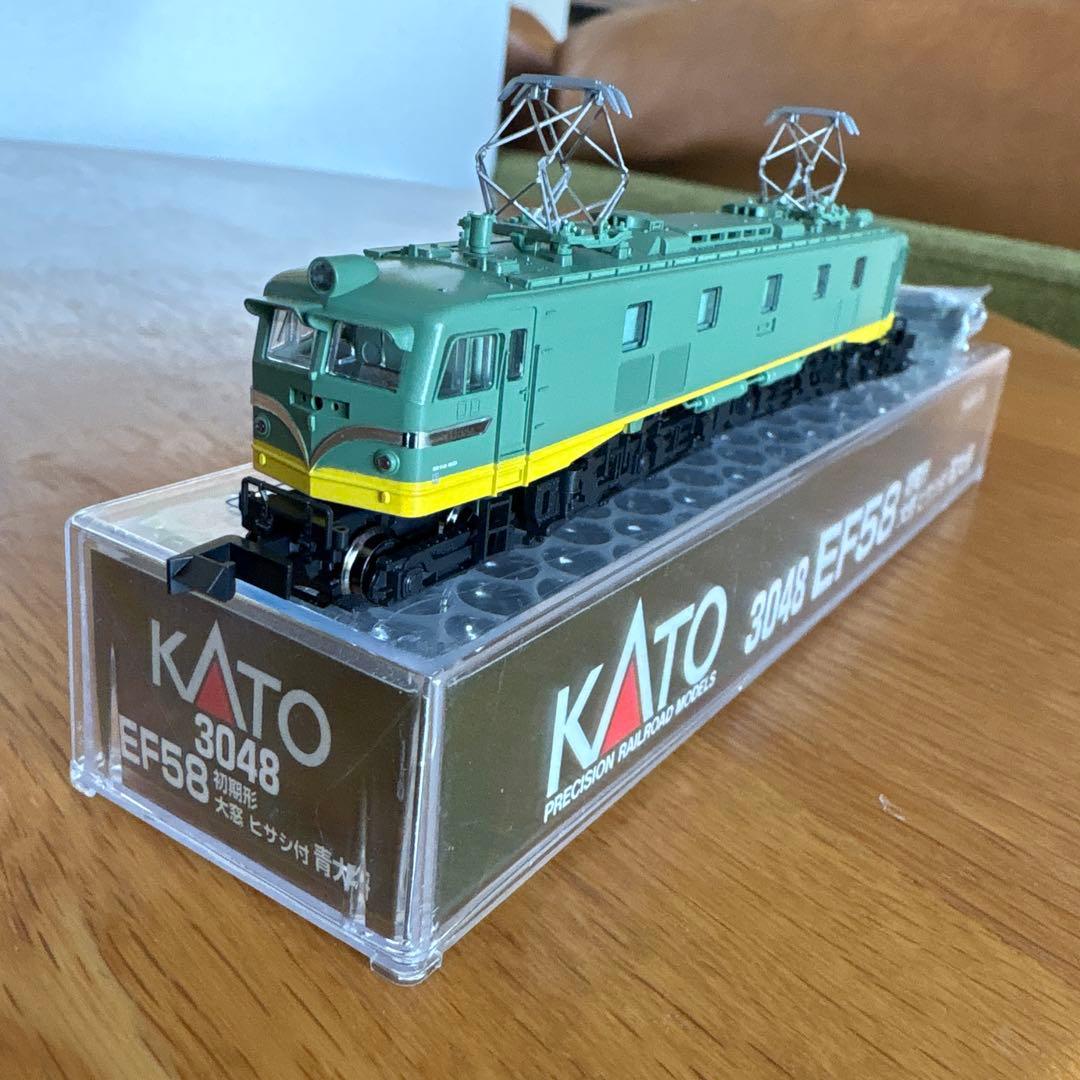 【新同】KATO 3048 EF58 初期型大窓ヒサシ付 青大将⑨最新ロット