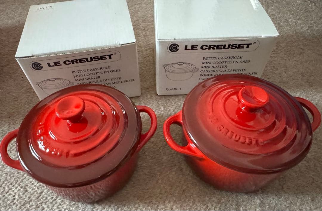 新品未使用ル・クルーゼ パンプキン＆トリベット＆ミニココット