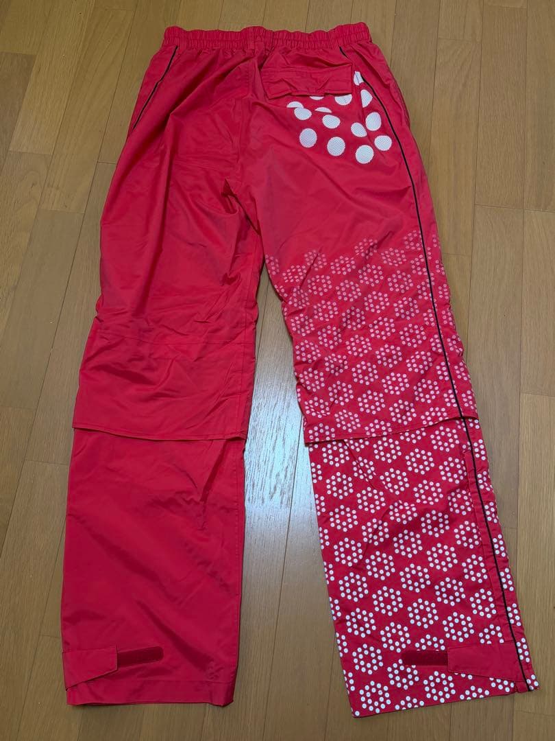 PUMA 赤 ドット柄 レインウェア上下 他 セット