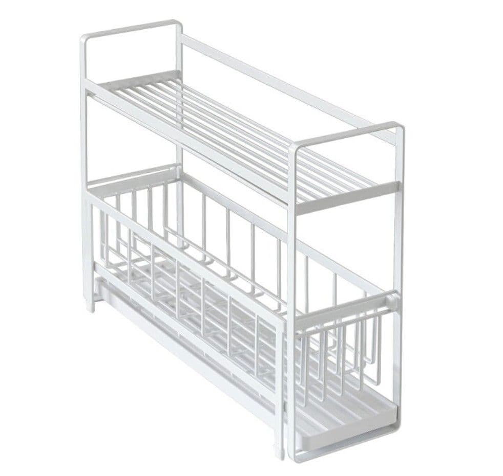 tower 2段水切りラック ホワイト
