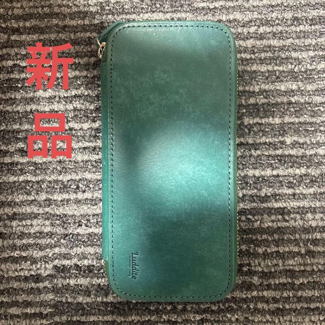 LUDDITE/ラダイトラウンドジップペンケースエッセンシャル MAYAレザー