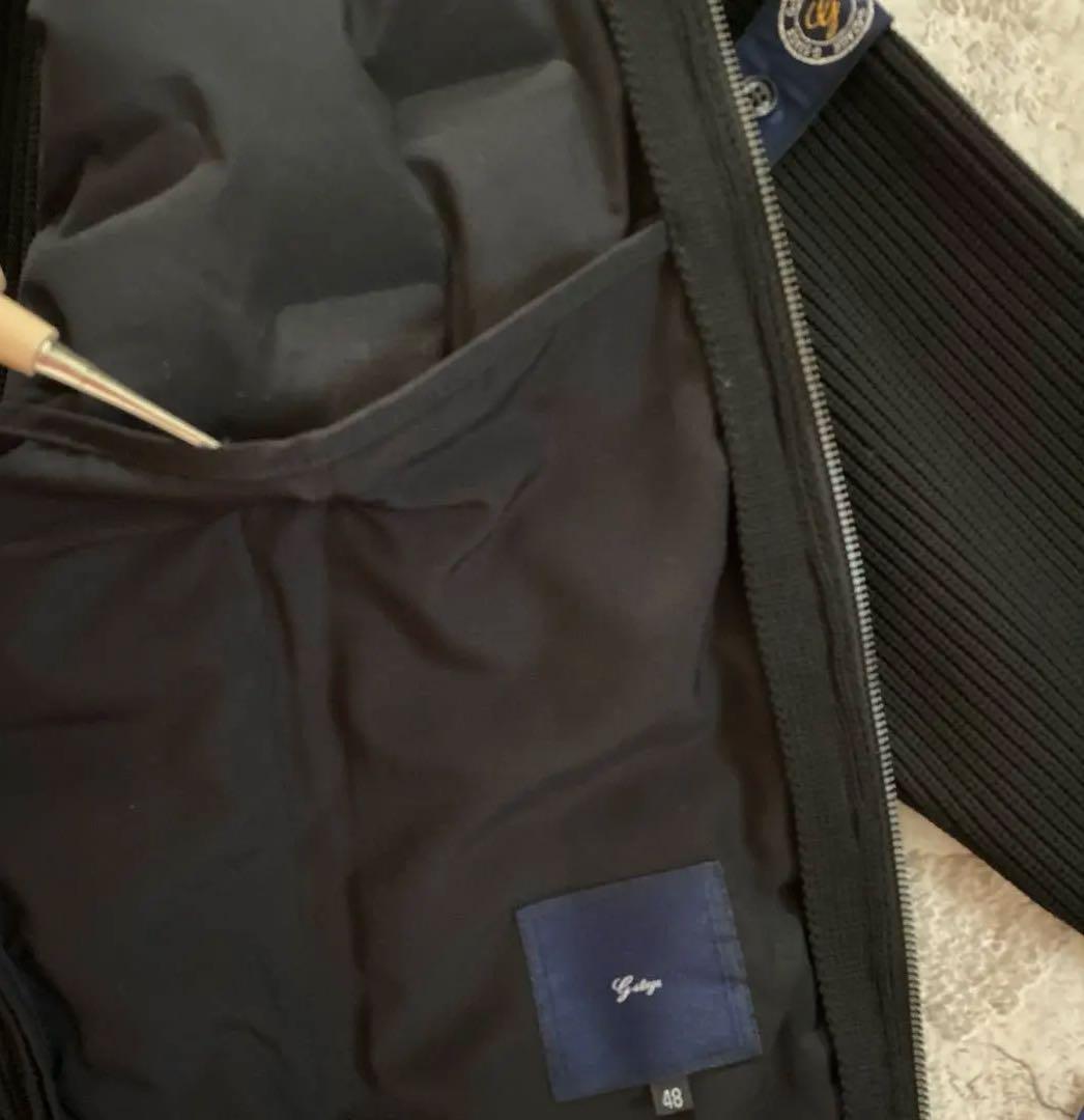 新品未使用ジーステージ ダウンジャケット ニット切替 メンズ 黒系G-STAGE