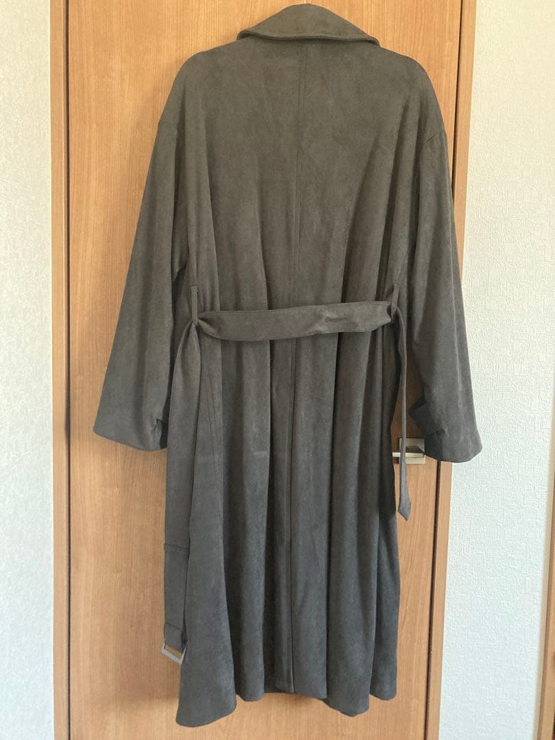 CLEL ダブルテックフェード トレンチコート チャコールグレー Sサイズ