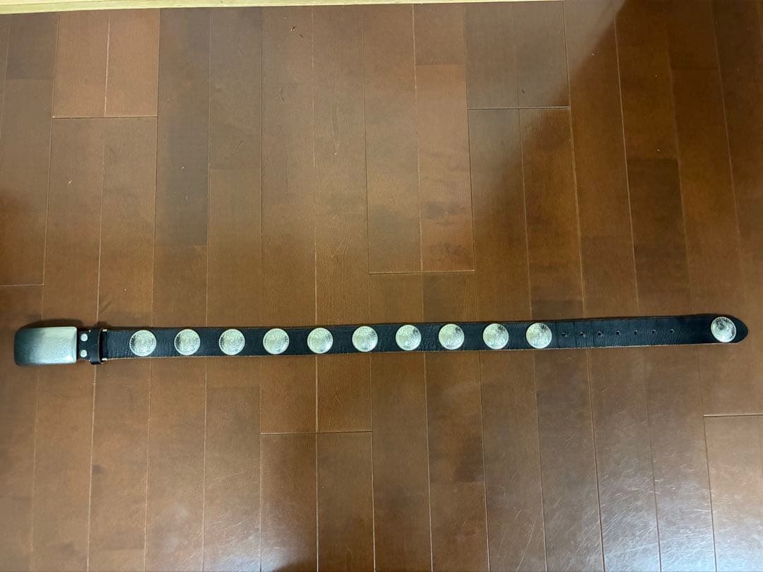 モルガン 1921コンチョベルト コンチョ11個 73〜88cmブラック