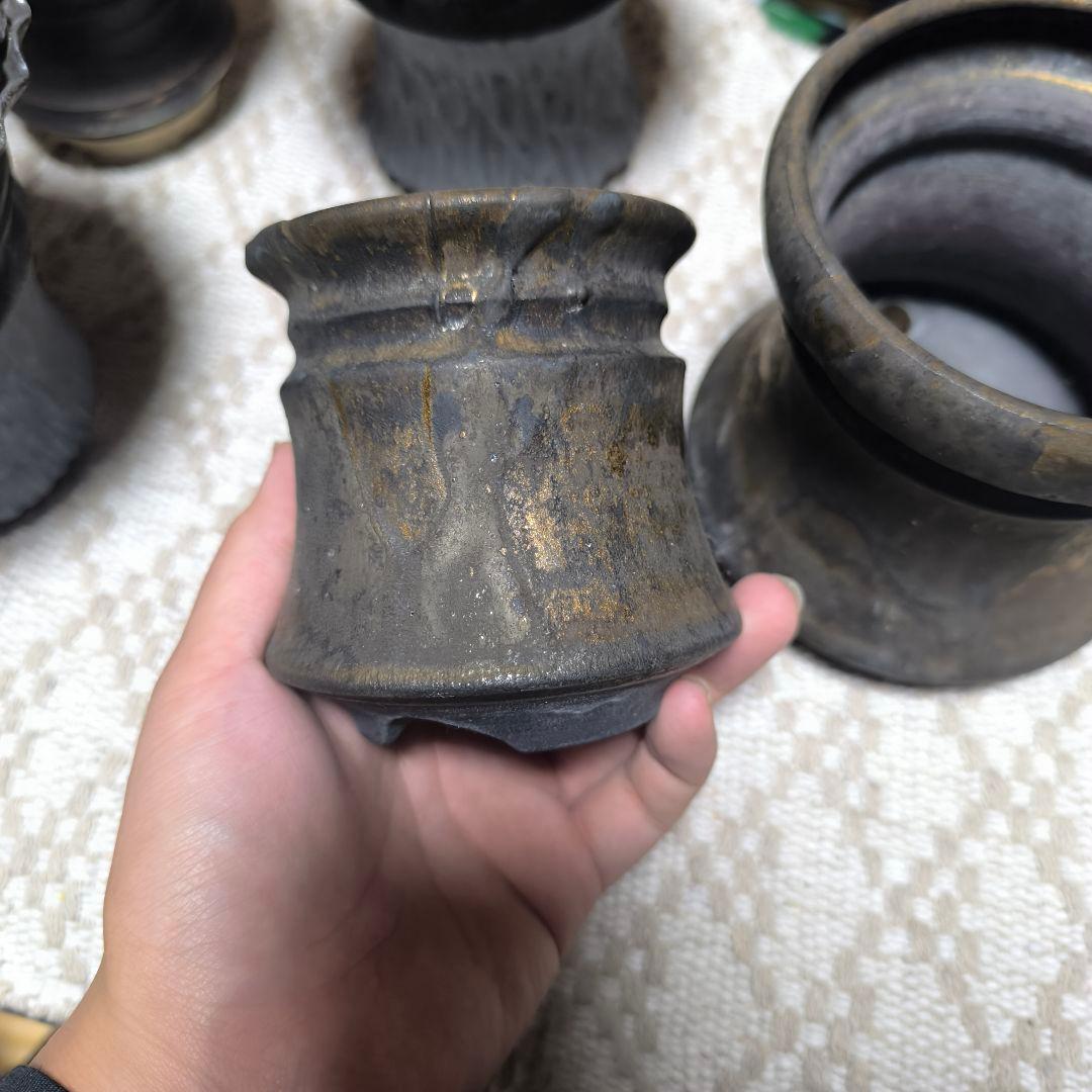 笠間焼 陶器鉢 陶炎祭 植木鉢 7個セット