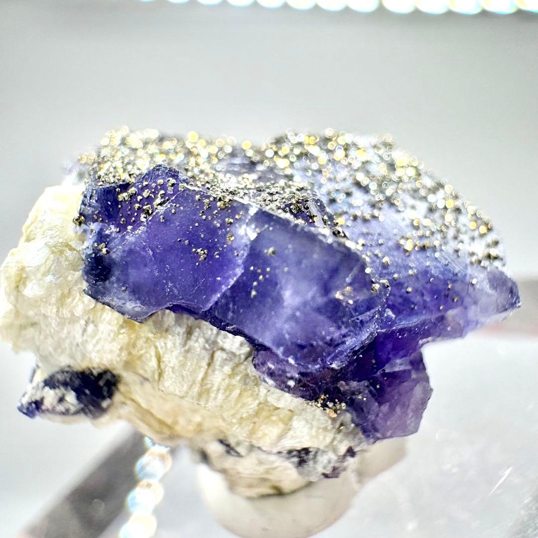 584 中国 内モンゴル産 フローライト&パイライト