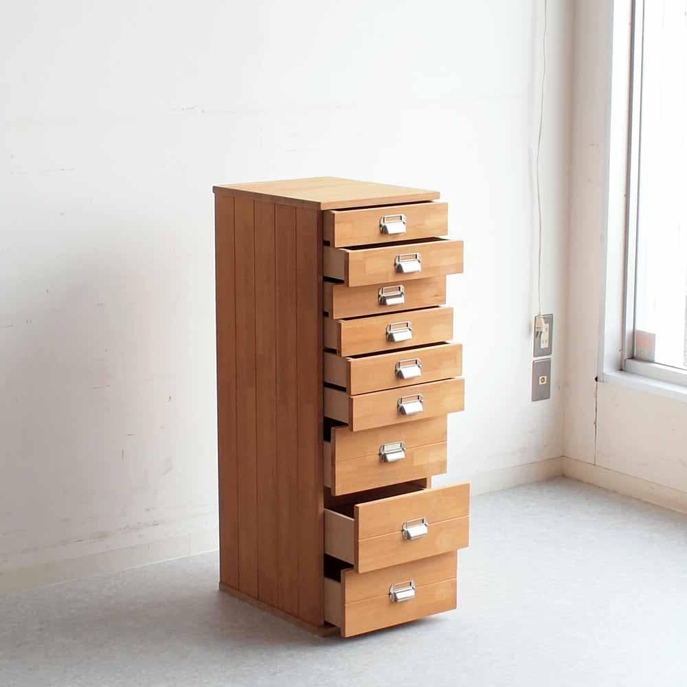 スリムチェスト 9段 書類入れ 小物たんす ZR24433