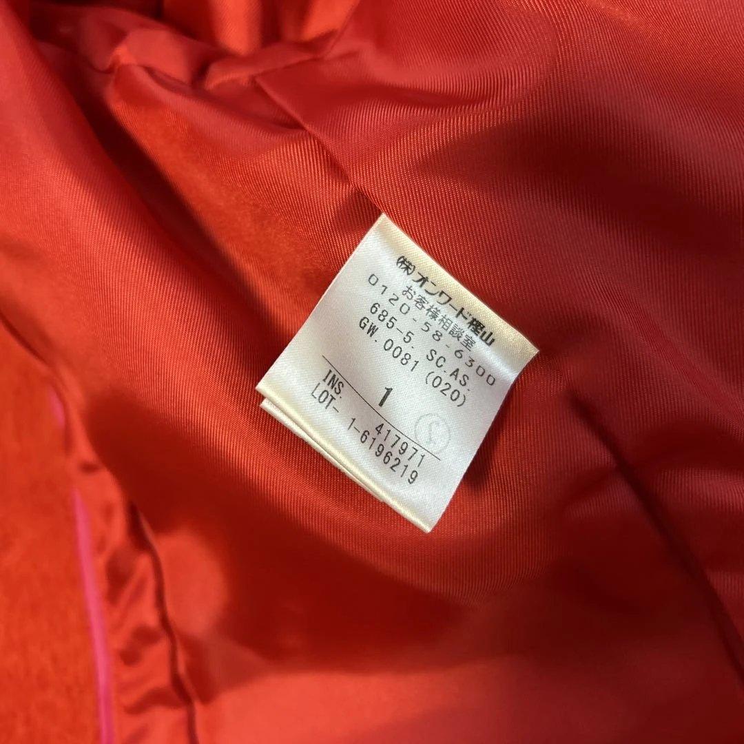 DOLLY GIRL BY ANNA SUI アナスイ　フリルレッドロングコート