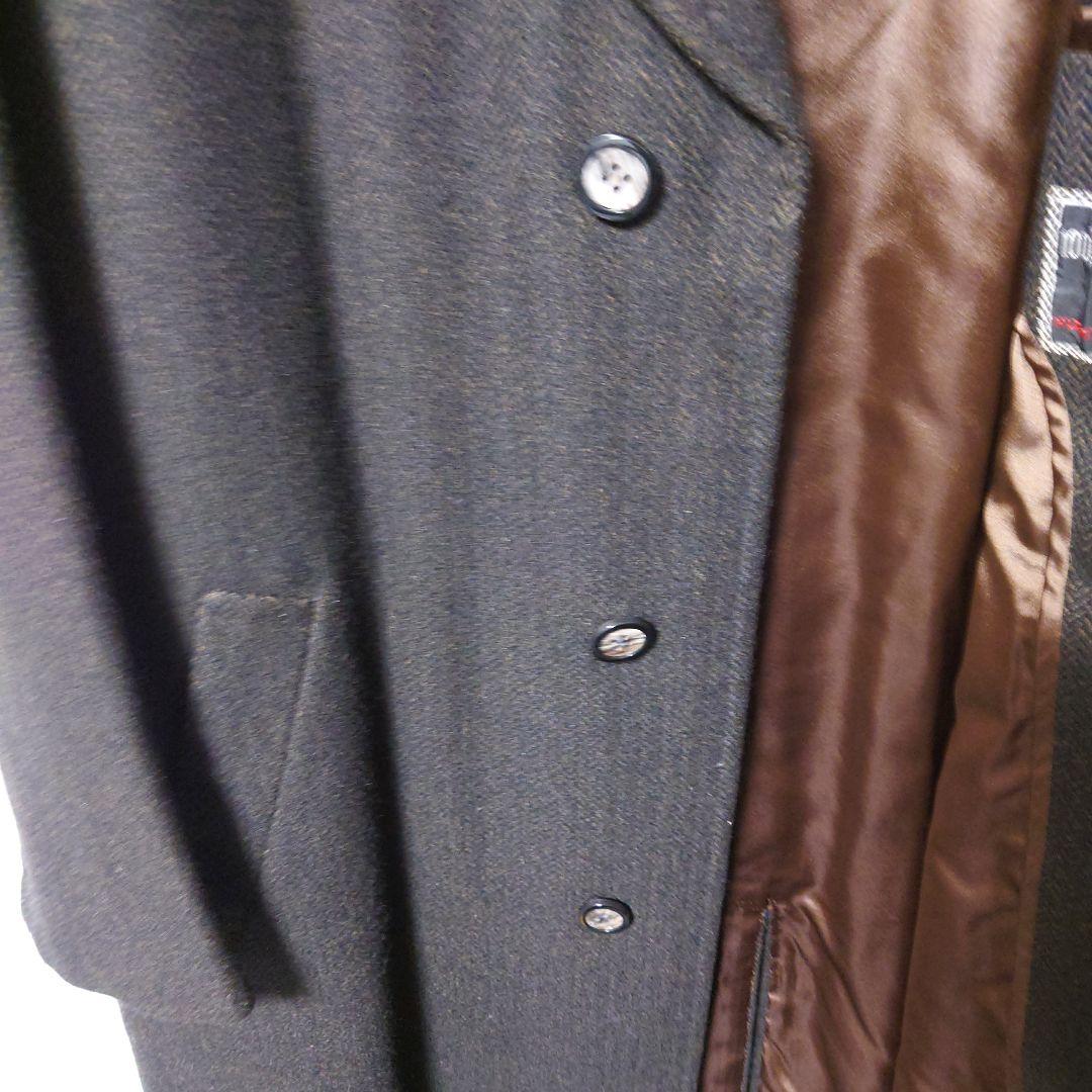 Made in England　チェスターコート　ダークブラウン　カシミア100