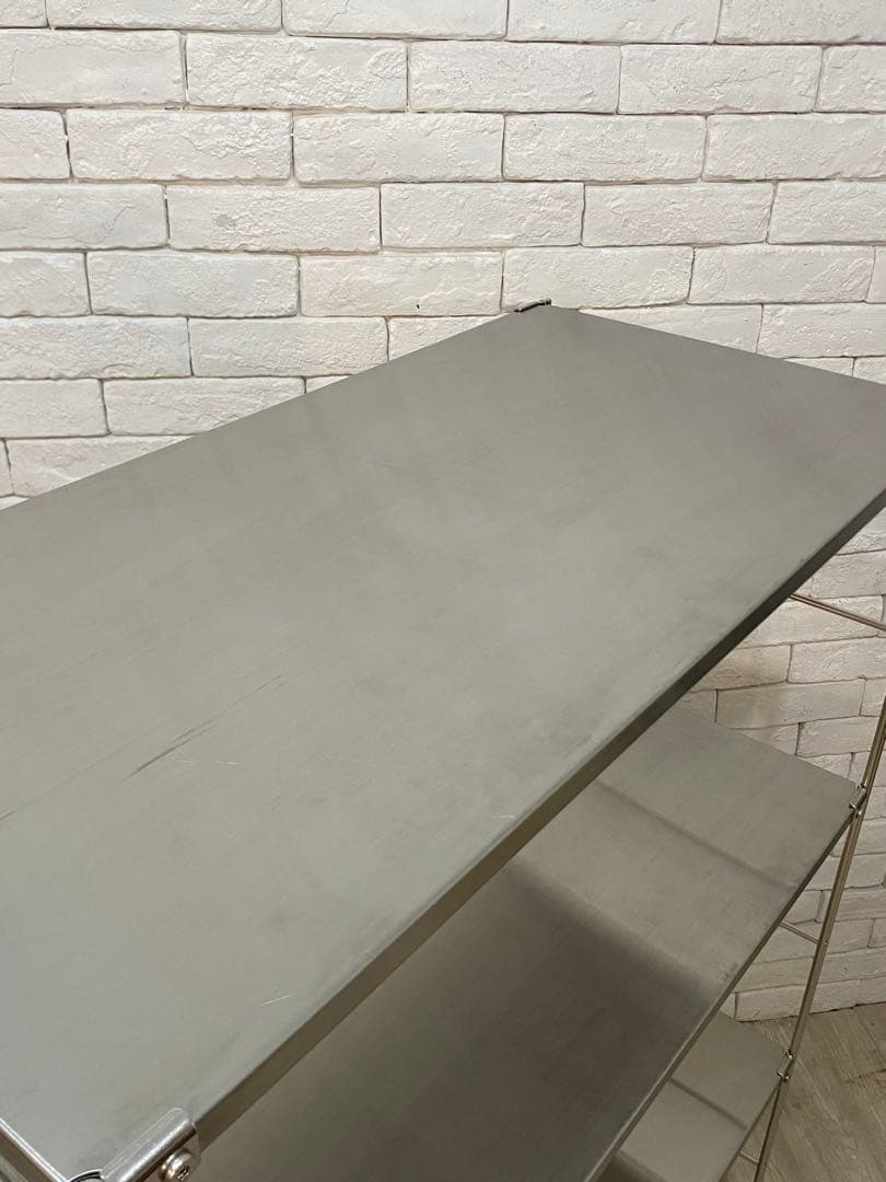 【東京都内23区配送無料】無印　ステンレスユニット　メタルラック　棚　陳列　収納