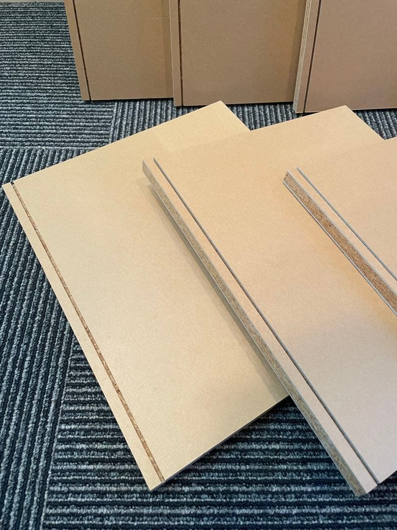 【中古】無印良品　パルプボードボックス　A4サイズ3段　２個セット