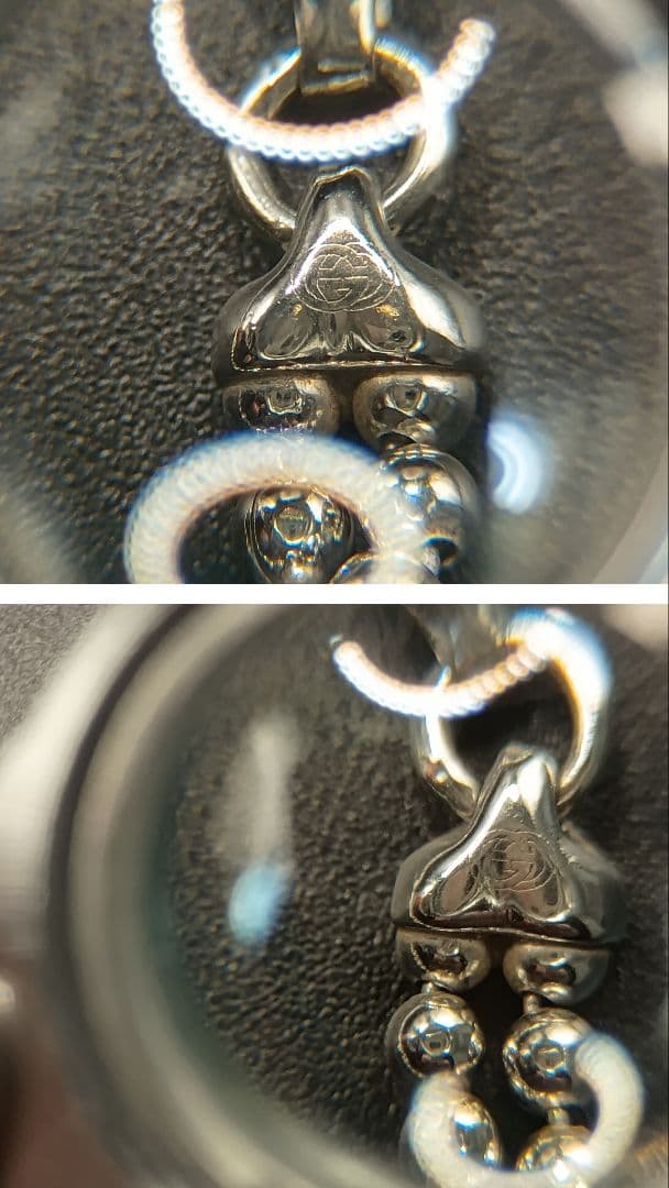 GUCCI ダブルボールチェーン 52.5cm SILVER925 ユニセックス