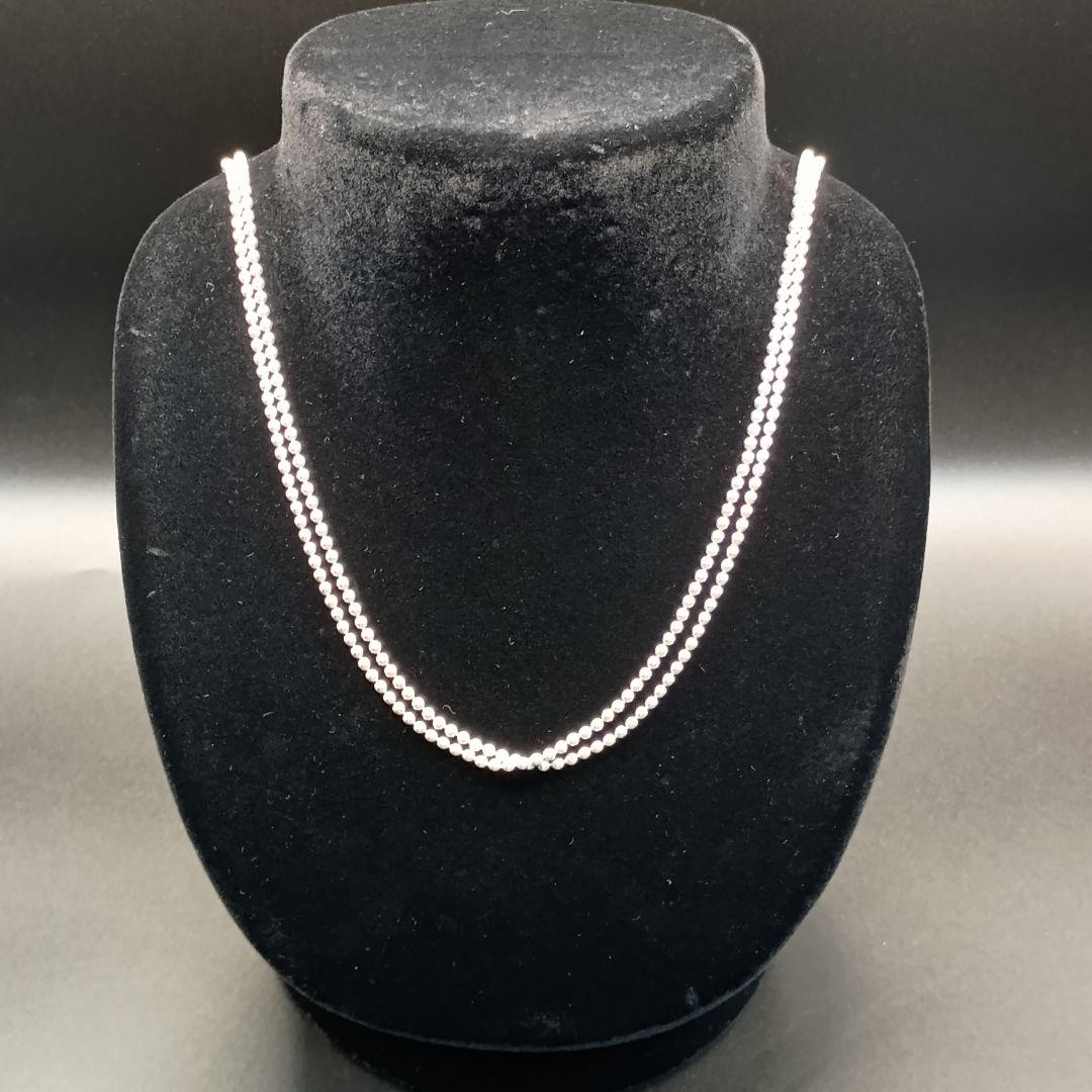 GUCCI ダブルボールチェーン 52.5cm SILVER925 ユニセックス