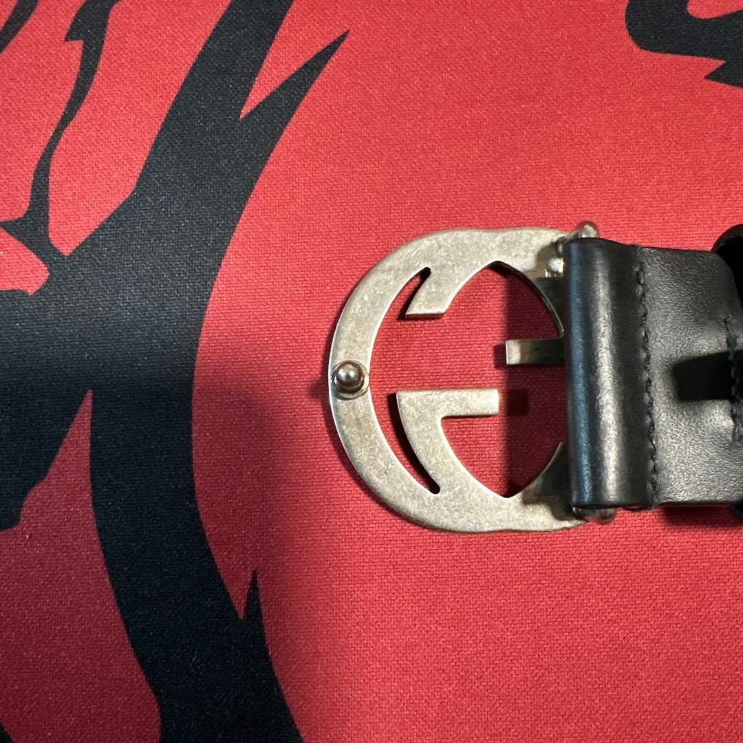 中古 GUCCI グッチ ベルト ブラック 368186 サイズ：85/34