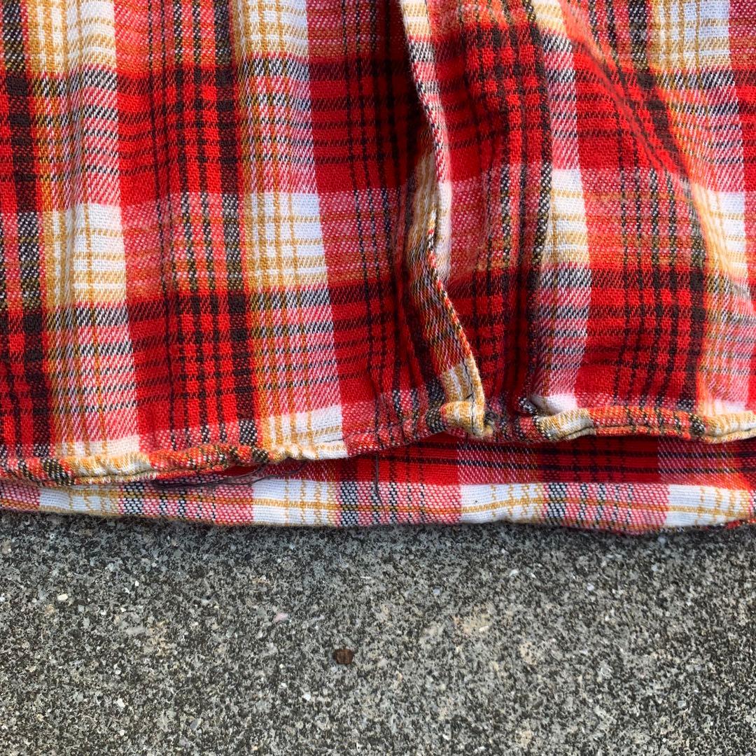 トップス 60-70s FIVE BROTHER flannel shirt