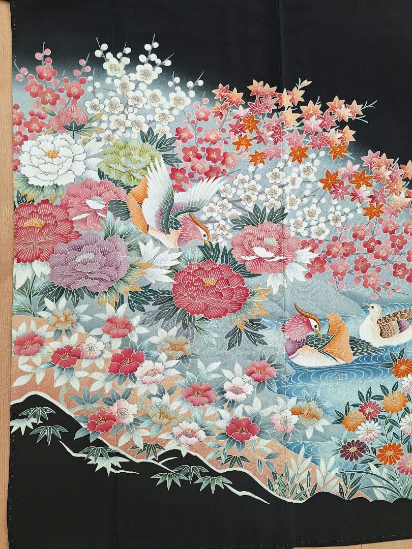 着物リメイクワンピース3627