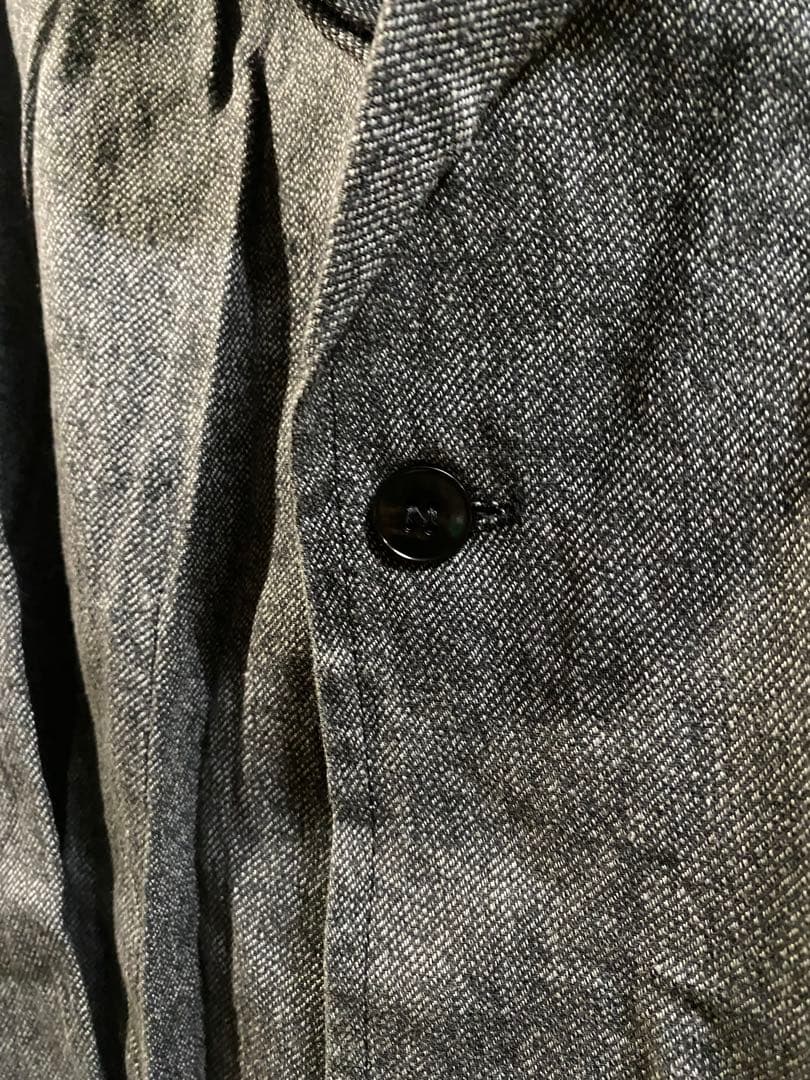 christian peau ブラックシャンブレー コート クリスチャンポー