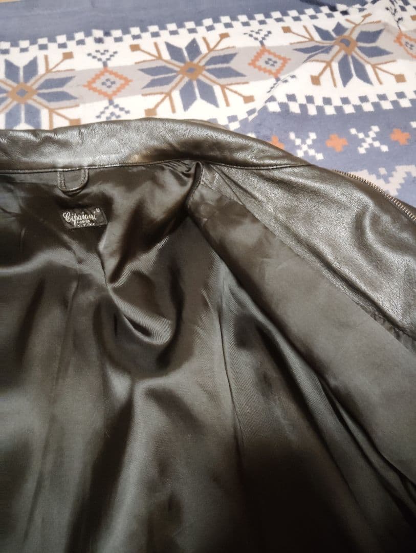 Cipriani FIRENZE リアルレザージャケット イタリア製 44 黒