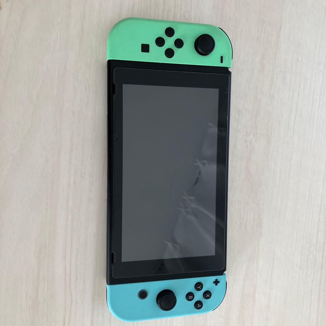 Nintendo Switch 本体 ミントグリーンと青　どうぶつの森