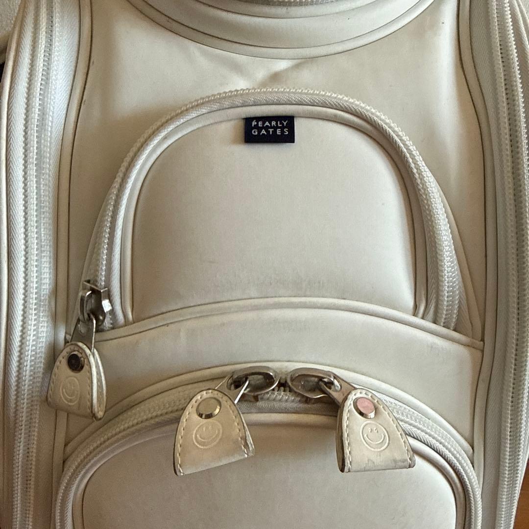 現行モデル　パーリーゲイツ　キャディバッグ　9.5型　白　ホワイト　正規品