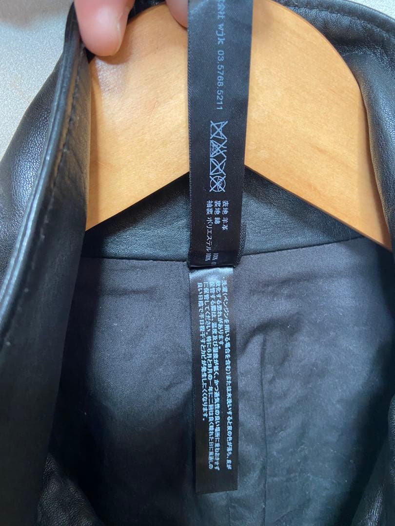 wjk ダブルジェイケー レザージャケット ラムレザー rm02