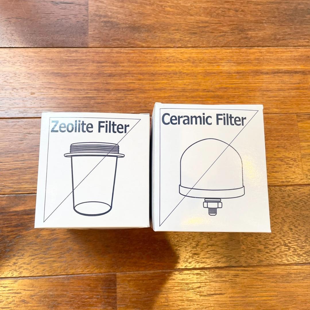 【未使用】２個セットポタポタクラブゼオライトフィルターセラミックフィルター