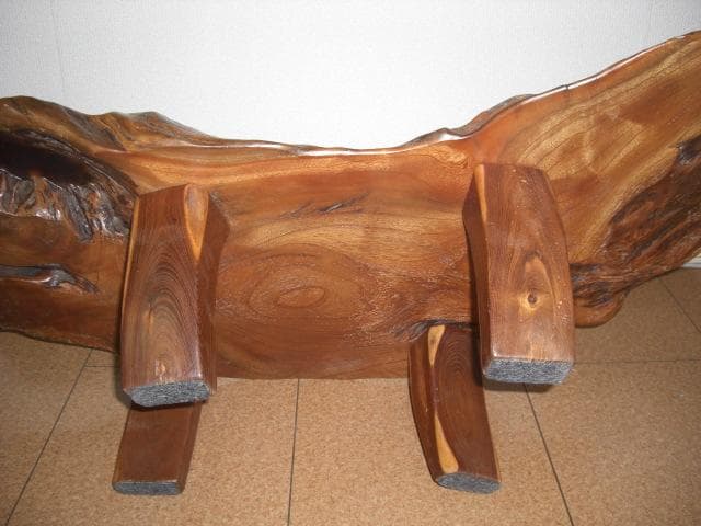 ◆天然木◆一枚板　テーブル　座卓◆約98×50センチ◆