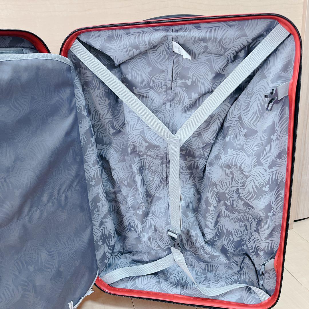 ACE×ミッキーマウス　キャリーケース 60L レッド　TSAダイヤルロック
