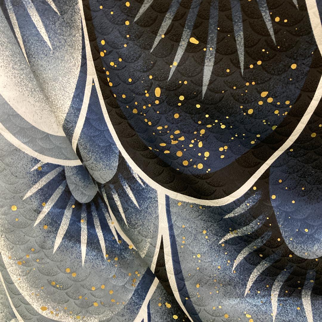 SKO102　徳永鯉　風舞鯉のぼり4m 黒 　黒鯉4m　お父さん鯉４m端午の節句