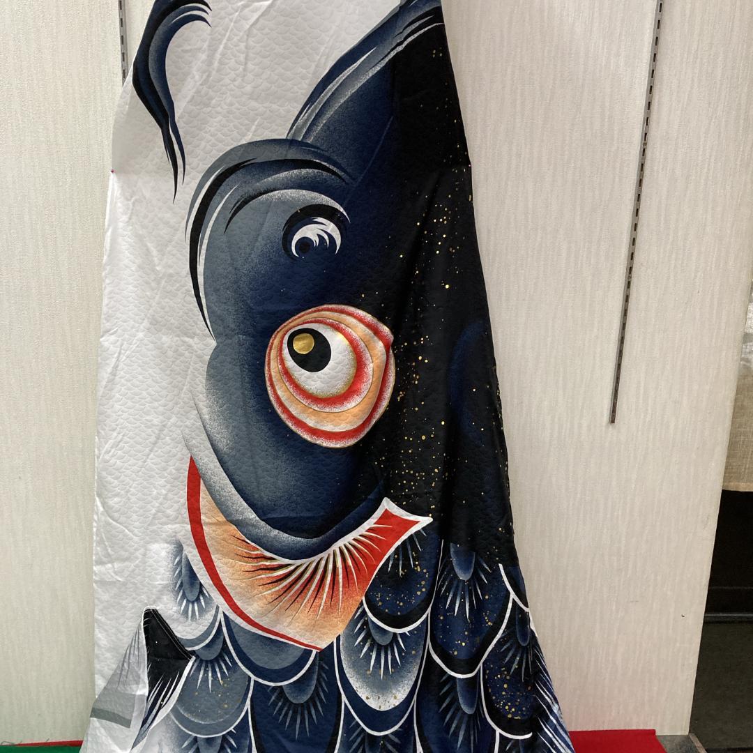 SKO102　徳永鯉　風舞鯉のぼり4m 黒 　黒鯉4m　お父さん鯉４m端午の節句