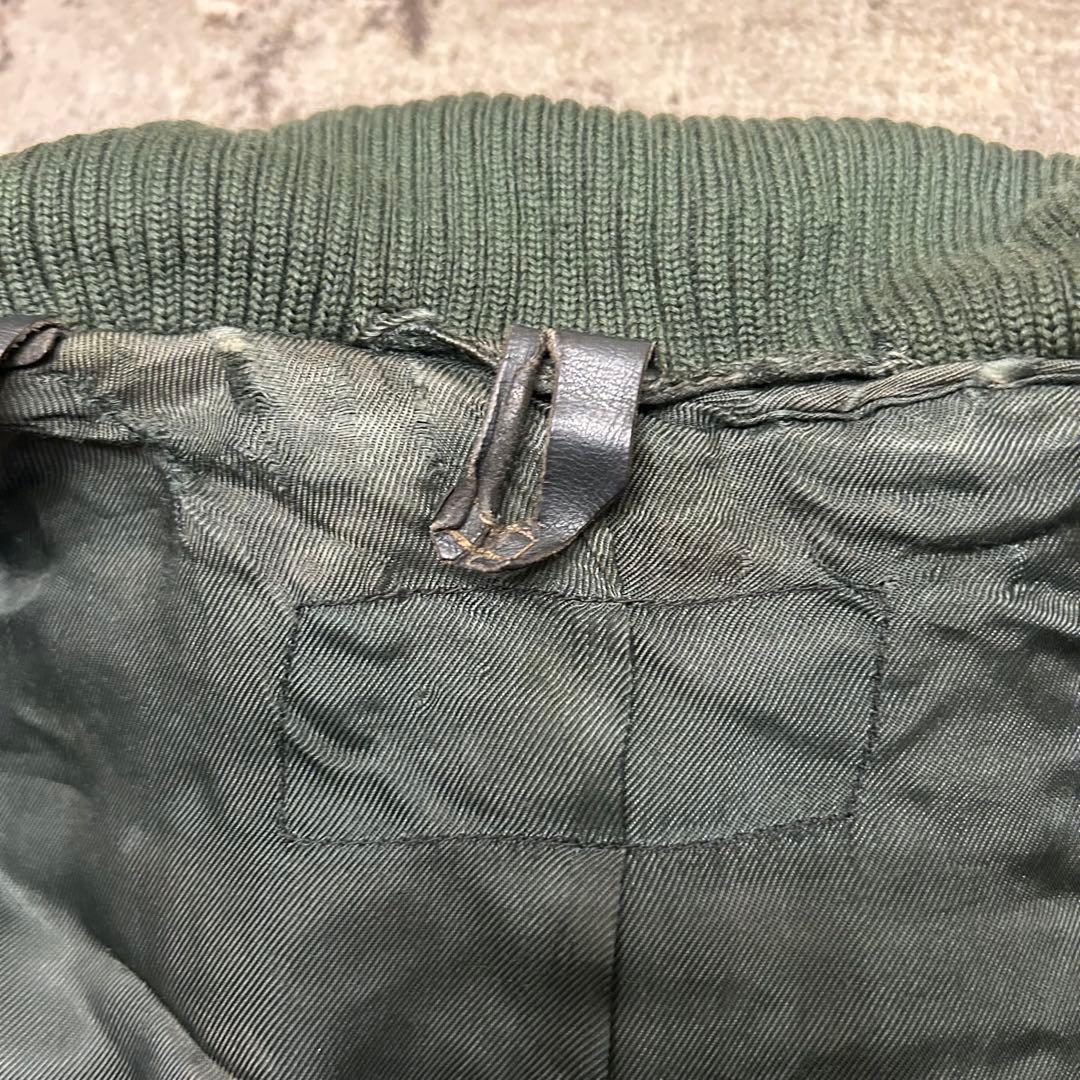 希少　ドイツ軍 レザー　フライトジャケット　German BLW 国境備隊　ボア