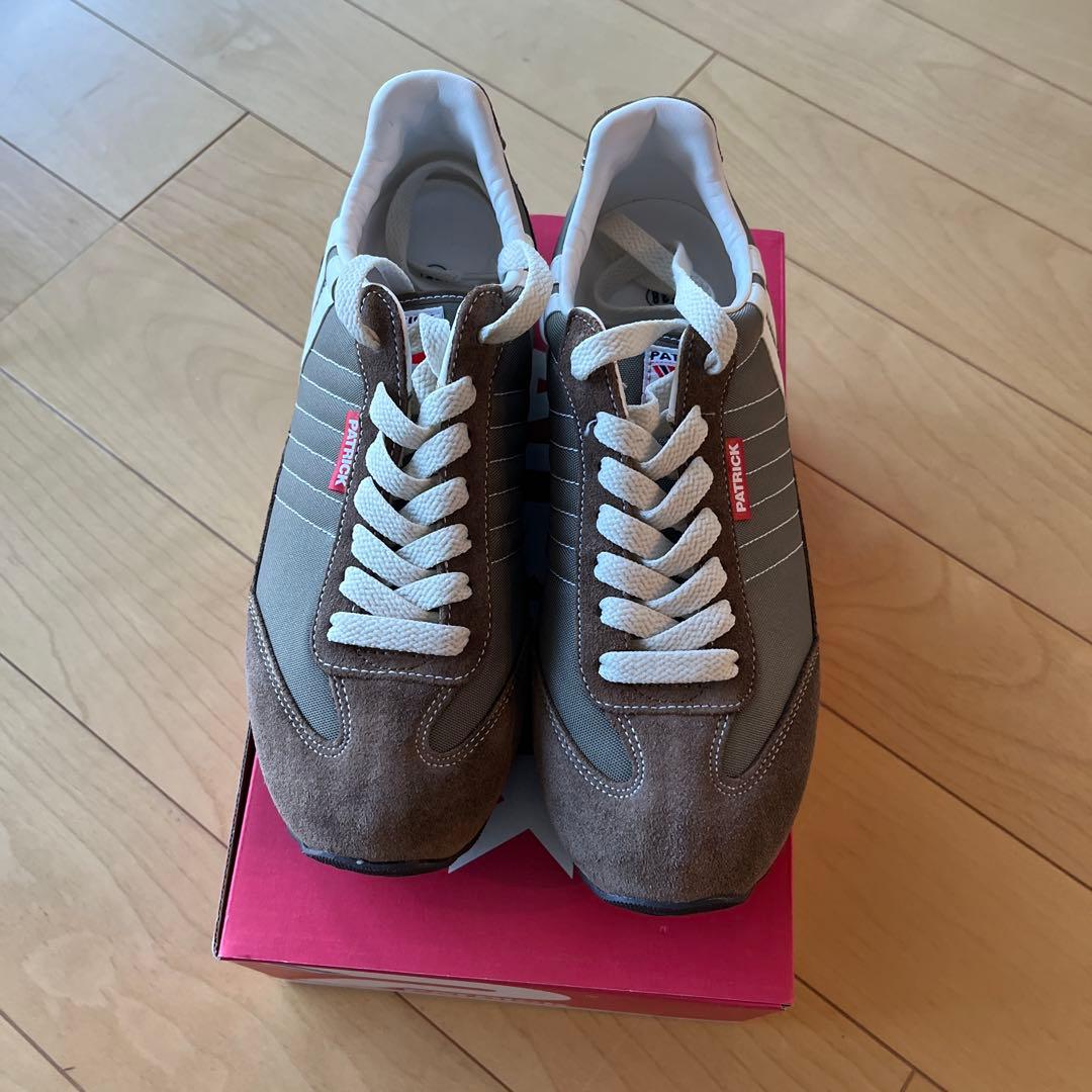 ⭐︎新品未使用⭐︎ PATRICK マラソン　ブラウン系　HILL サイズ38