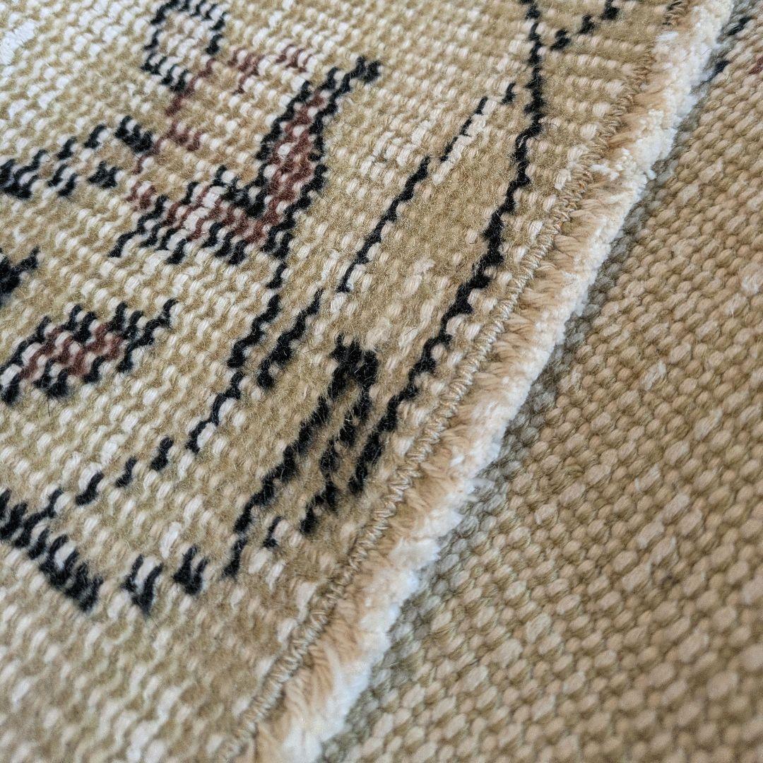 95×182 ヴィンテージマスタード　シノワズリ柄