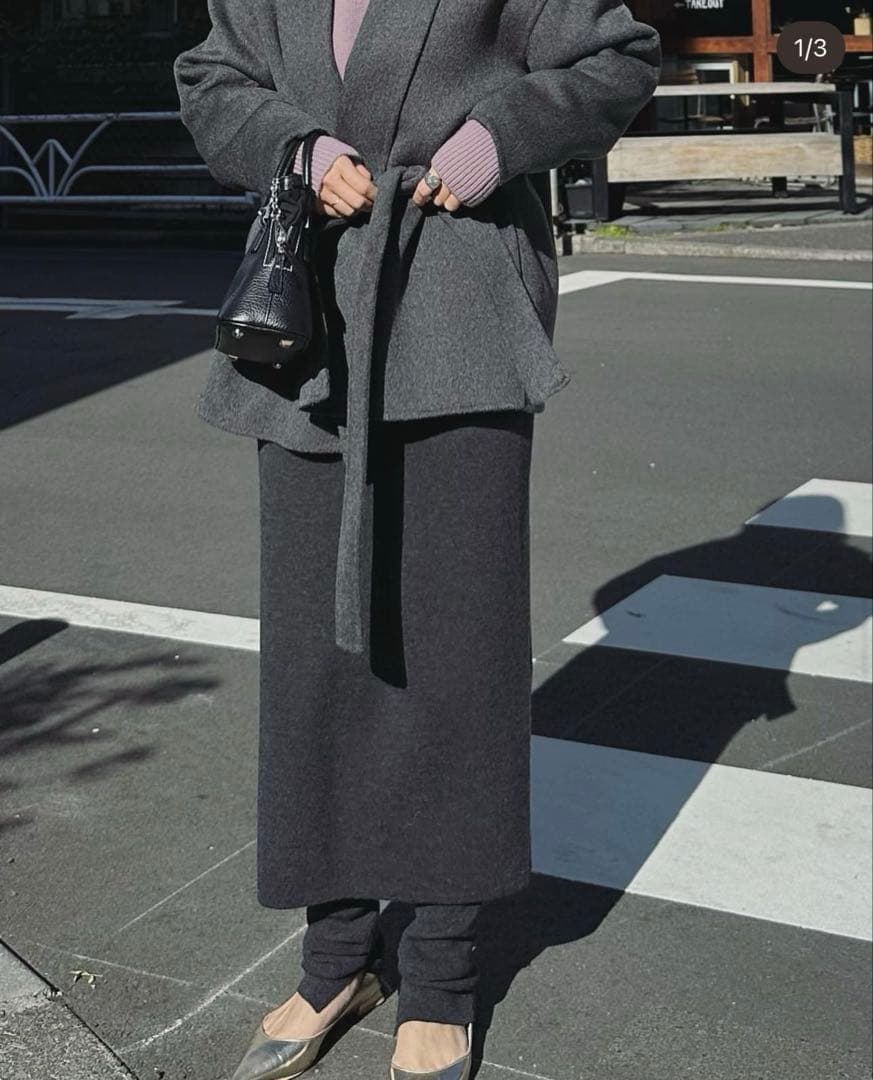 値下げ中【新品】na.eニットスカート&レッグウォーマー