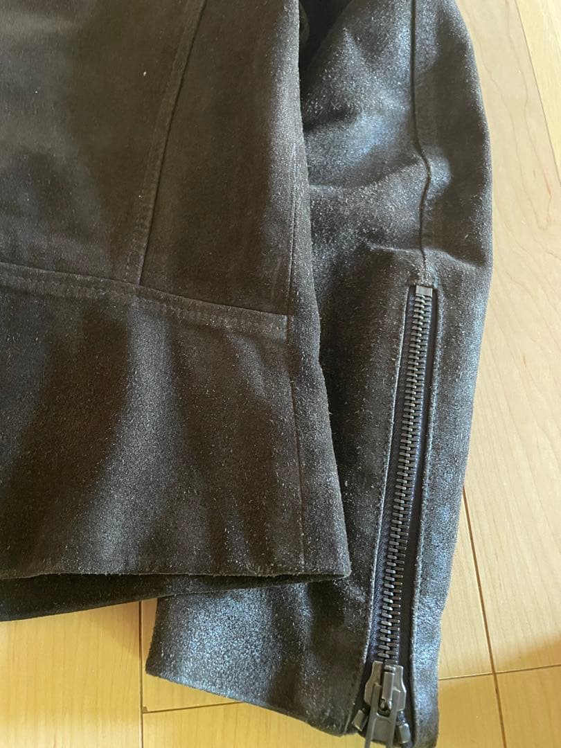 14aw伊製【メゾンマルタンマルジェラ】ワックスベイクドレザー八の字ライダース