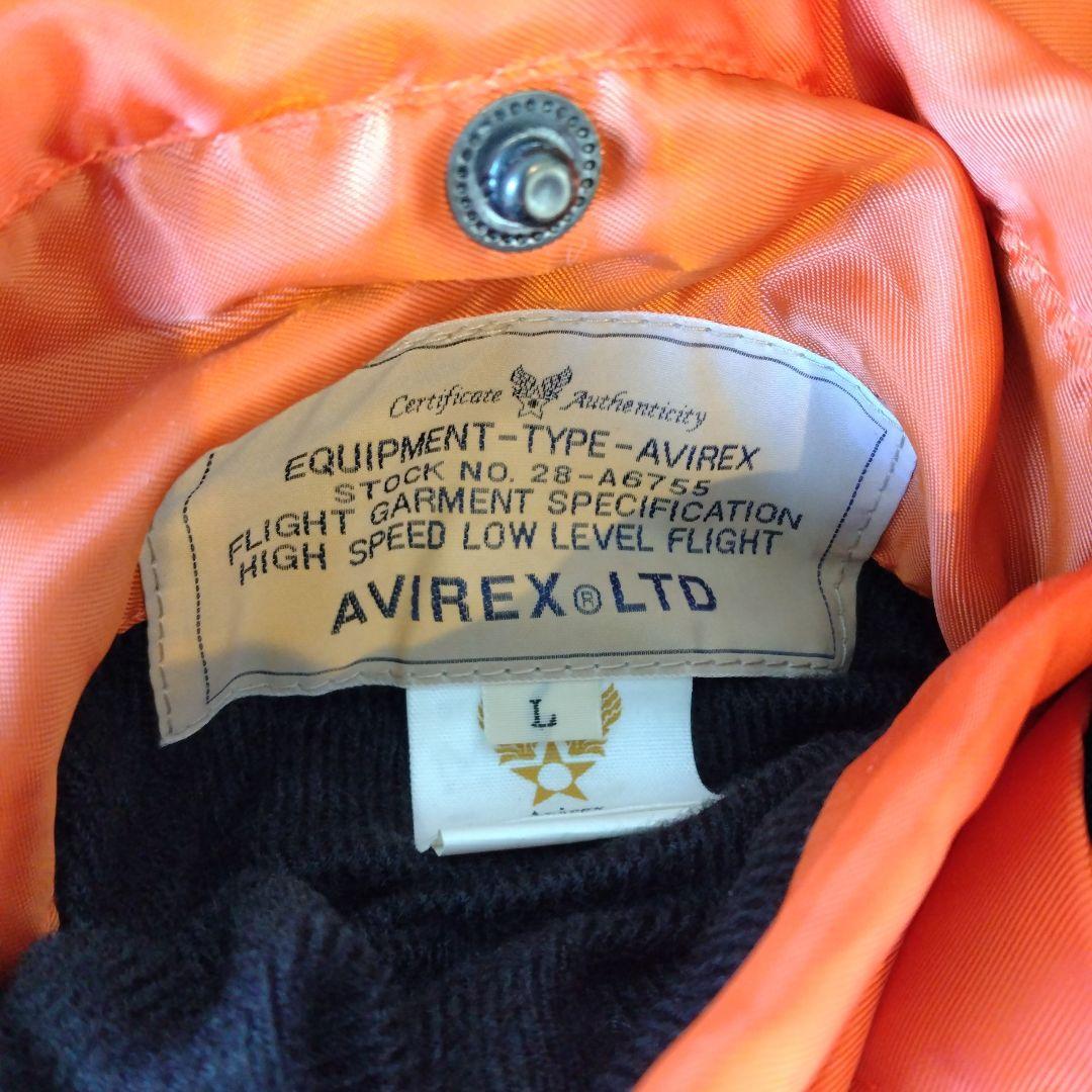 ＜１点モノ＞　アヴィレックス　３５周年記念　MA-1　フライトジャケット　L