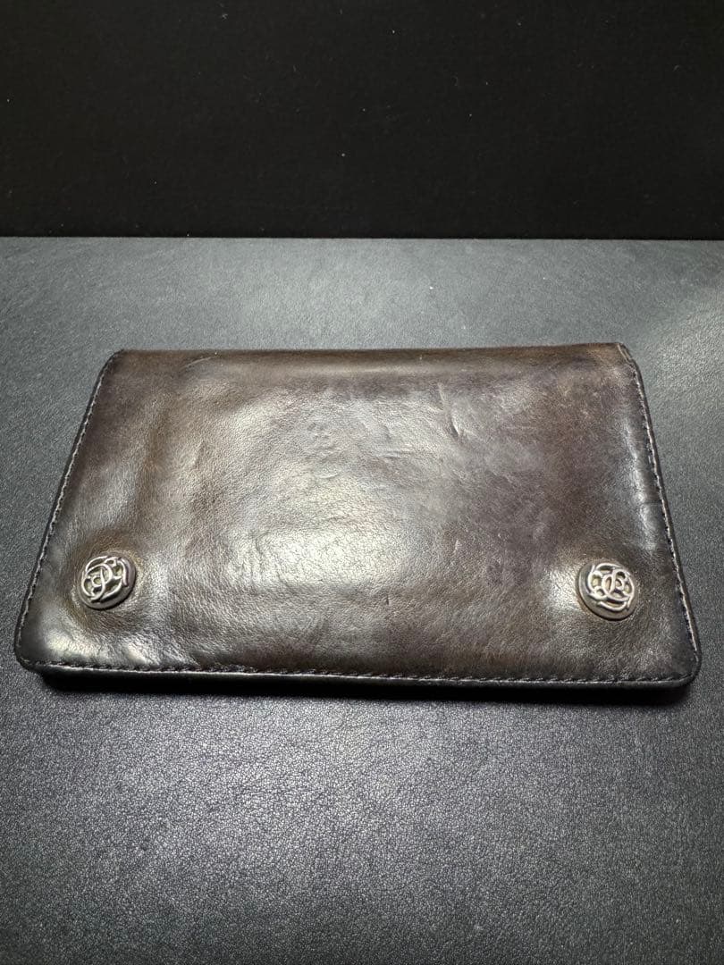 クロムハーツ 1zip フローラル ボタン トラッカー ウォレット