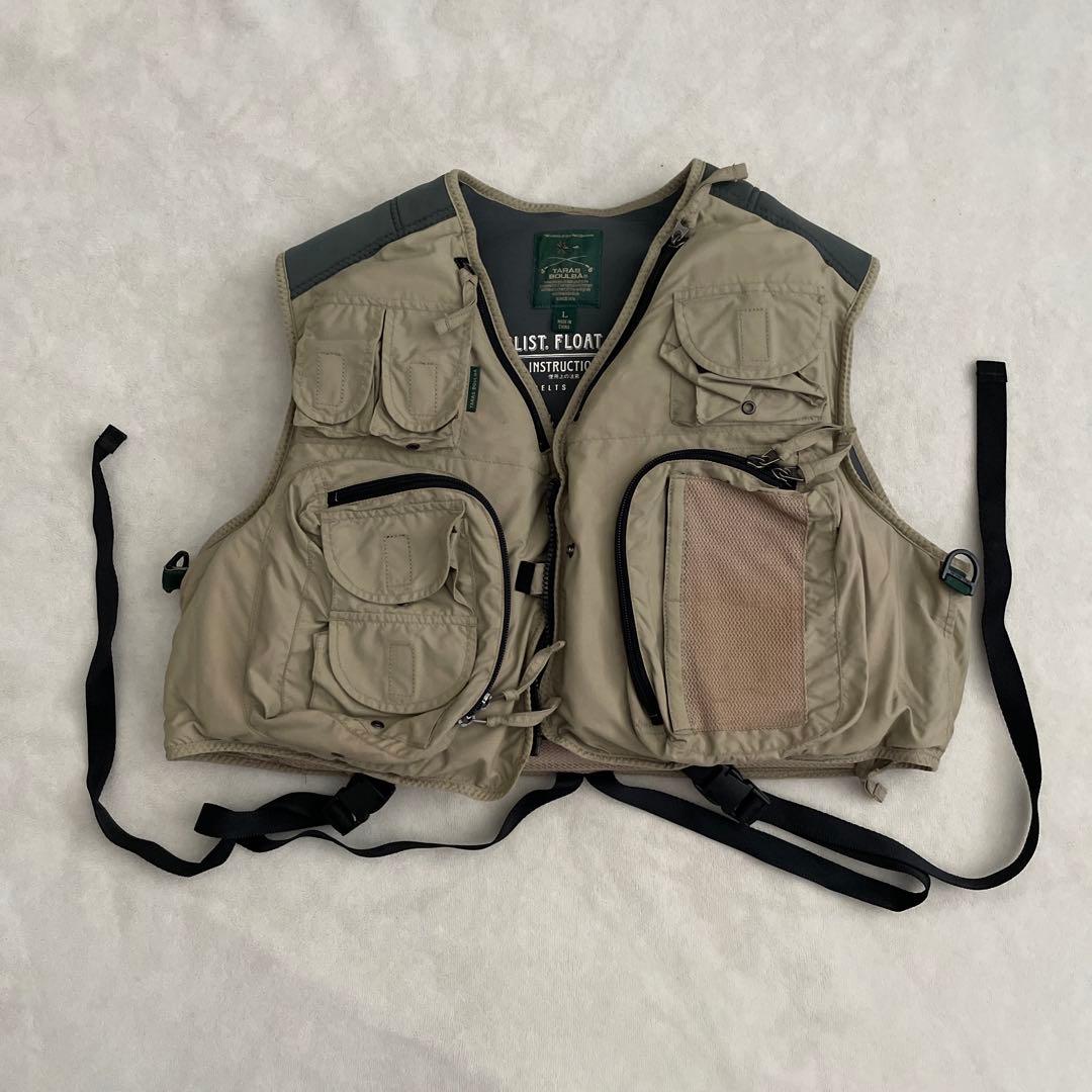 レア‼️ TARAS BOULBA アシックス　フィッシングフロートベスト　L