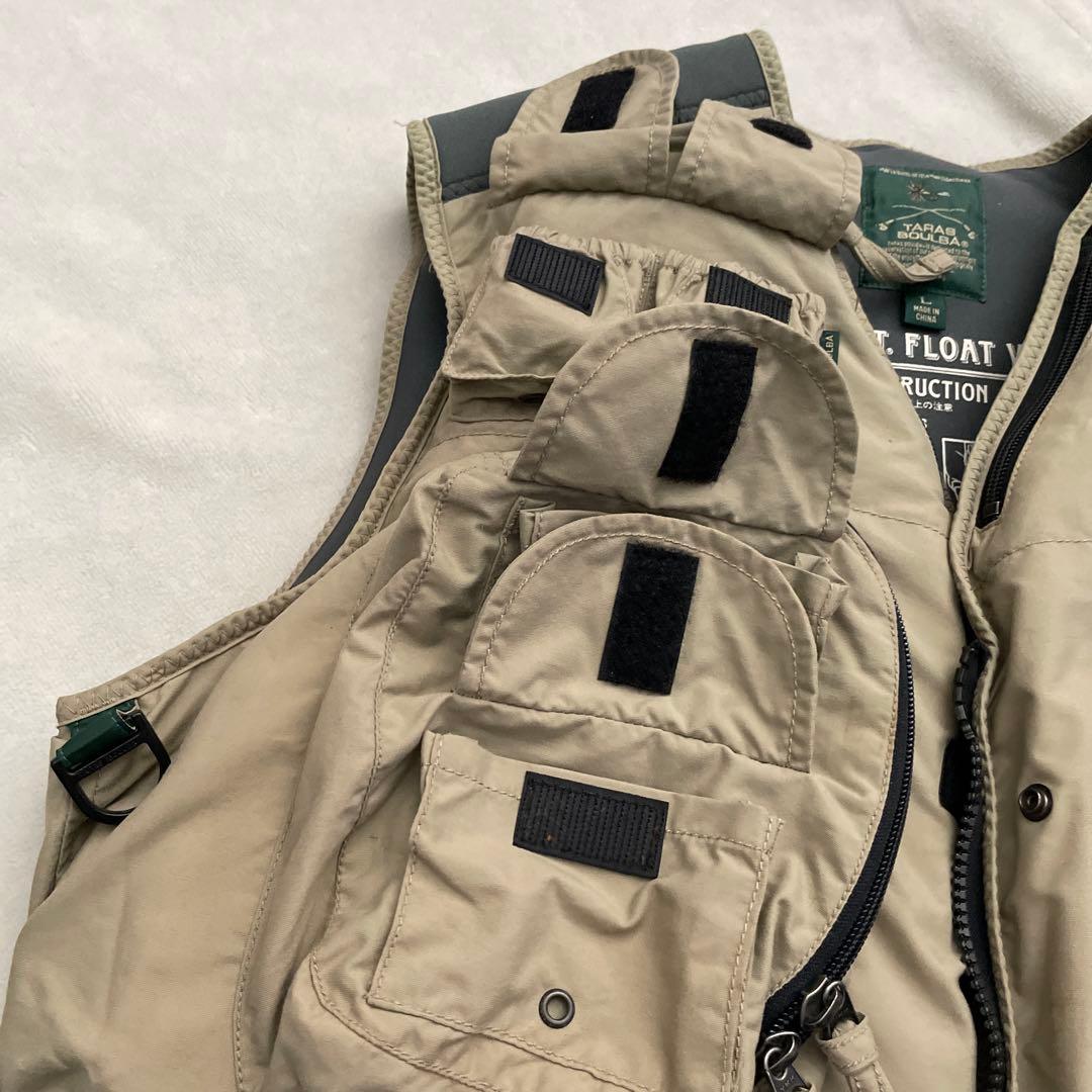 レア‼️ TARAS BOULBA アシックス　フィッシングフロートベスト　L