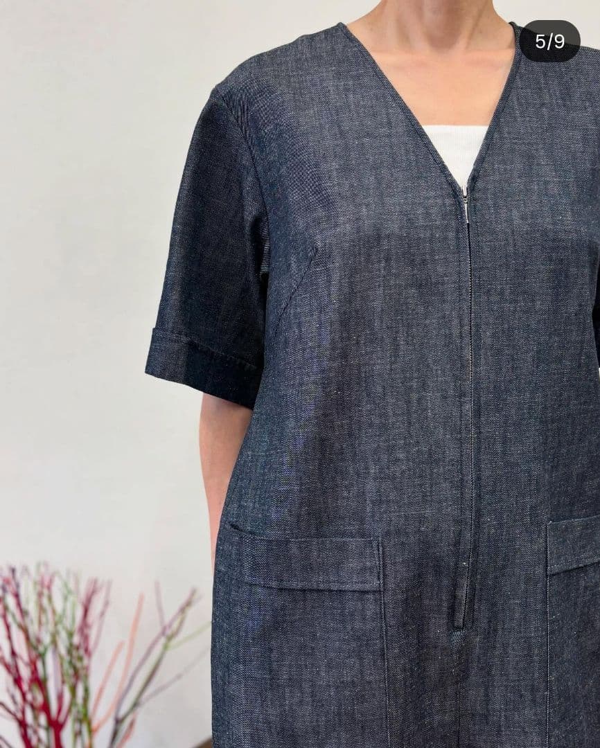 新品　未使用　ドゥボンクール　オールインワン　デニム　今期